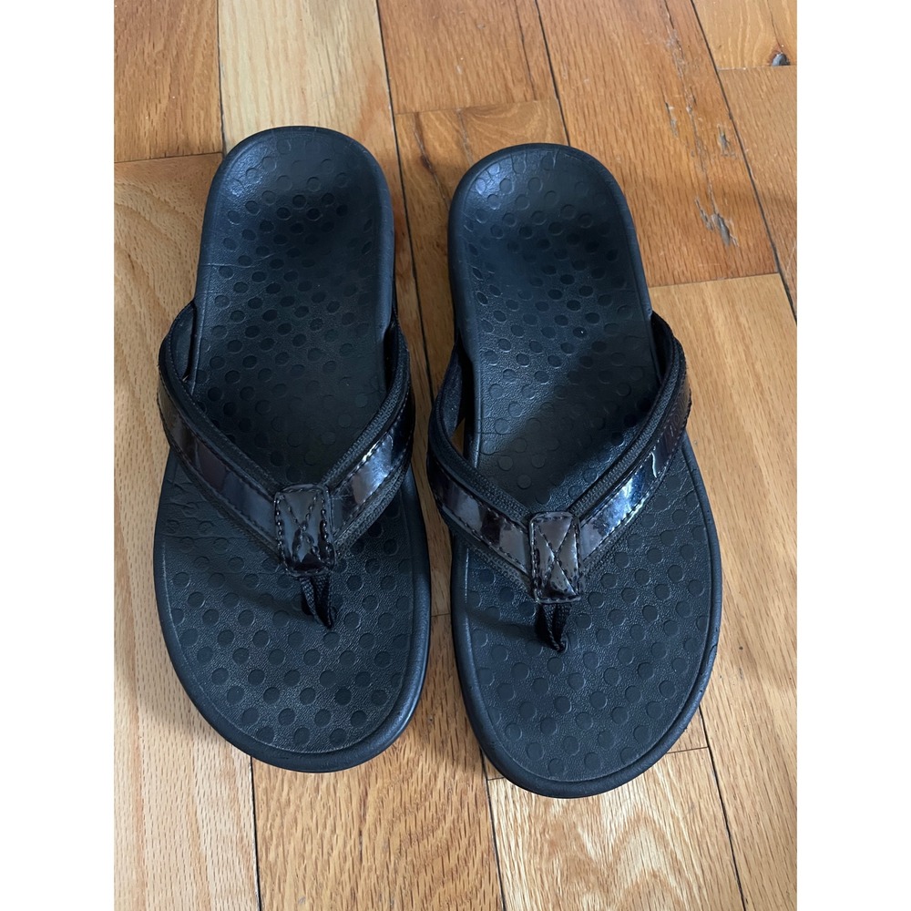 VIONIC Women's Black Flip Flop Size 7